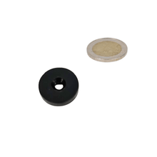 Ringmagneet 25,4 mm (D) x 6,35 mm (H) - Neodymium met Kunststof Beschermlaag en Verzinkgat - Magnetenspecialist Import & Export B.V.