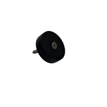 Ringmagneet 31,75 mm (D) x 9,53 mm (H) - Neodymium met Kunststof Beschermlaag en Verzinkgat - Magnetenspecialist Import & Export B.V.