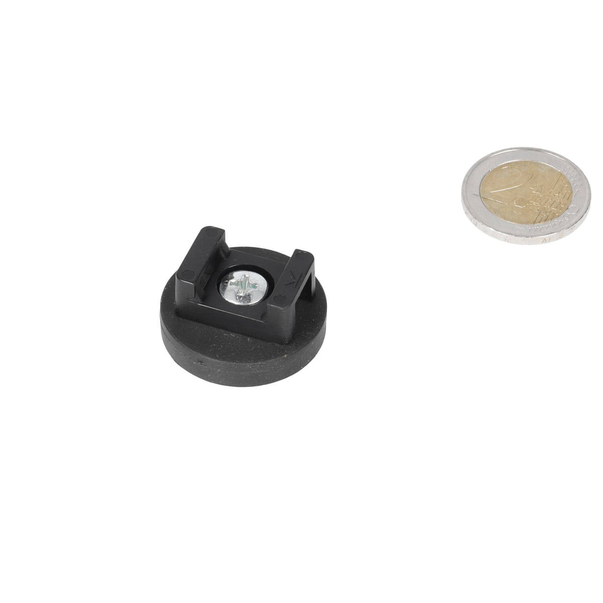 Rubber Potmagneet Ø31 mm met kabelbevestiging - Magnetenspecialist Import & Export B.V.