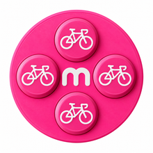 Startnummer Magneten Wielersport – Roze – Set van 8