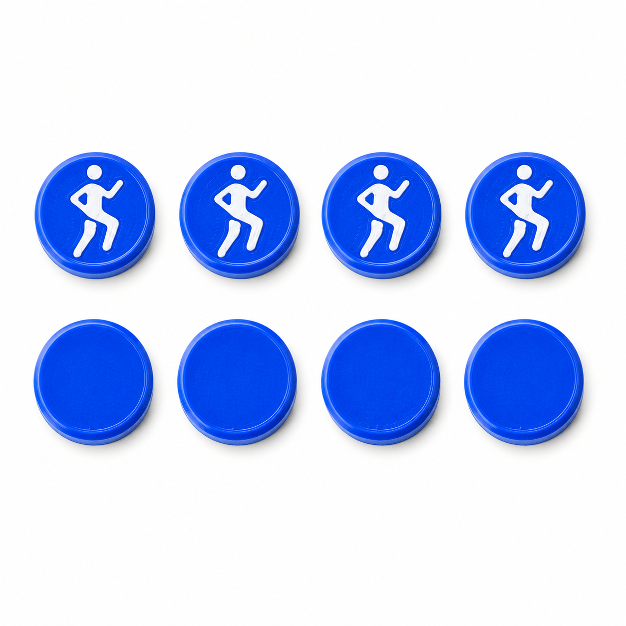 Startnummer Magneten Hardlopen – Donkerblauw – Set van 8 - Magnetenspecialist Import & Export B.V.