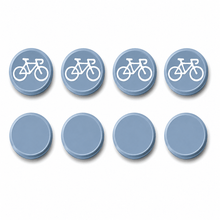 Startnummer Magneten Wielersport – Steelgrey – Set van 8 - Magnetenspecialist Import & Export B.V.