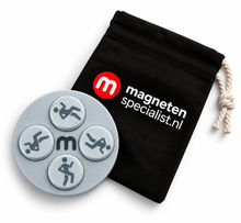 Startnummer Magneten Laufen Rosa Weiß 8 Stück