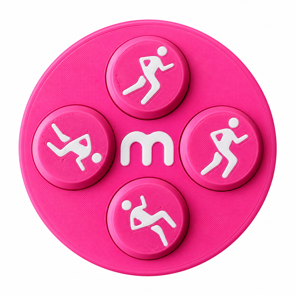 Running Bib Magnets – Pink – Set of 8