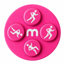 Startnummer Magneten Hardlopen – Roze – Set van 8