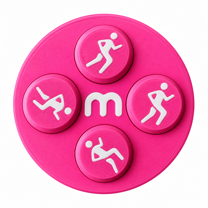 Running Bib Magnets – Pink – Set of 8