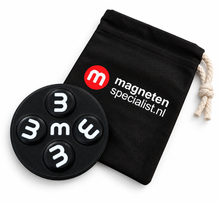 Startnummer Magneten Hardlopen – Zwart – Set van 8