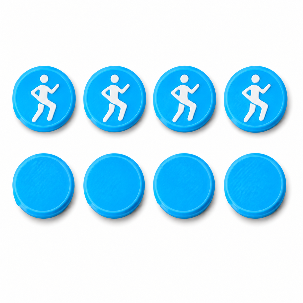 Race Number Magnets Running Pink White 8 Pieces