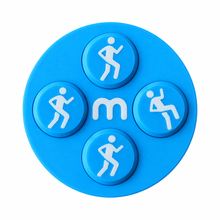 Startnummer Magneten Hardlopen – Lichtblauw – Set van 8
