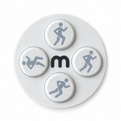 Race Number Magnets Running Pink White 8 Pieces